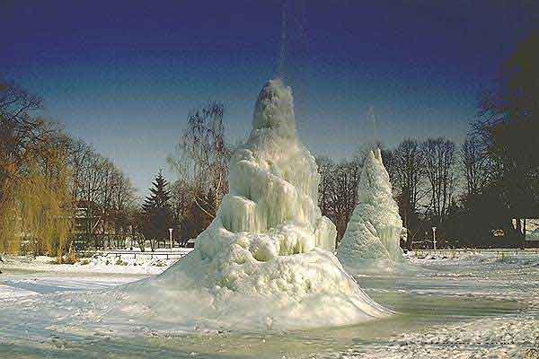 Eis im Park